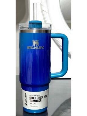 Stanley Quencher H2.0 FlowState Tumbler 30oz, SEA GLASS AURA